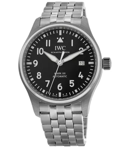 IWC Pilot's Mark XX Steel Men's Watch IW328202 (black, arb11789)