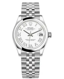 Rolex Datejust 31 Stainless Steel White Roman Dial Women's Watch m278240-0004