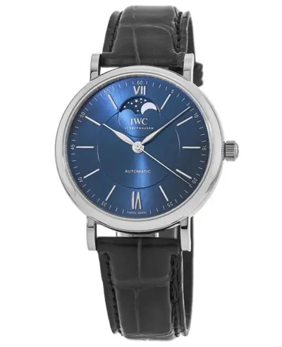 IWC Portofino Automatic Moon Phase 40mm Men's Watch, Model IW459402 (blue, arb11907)