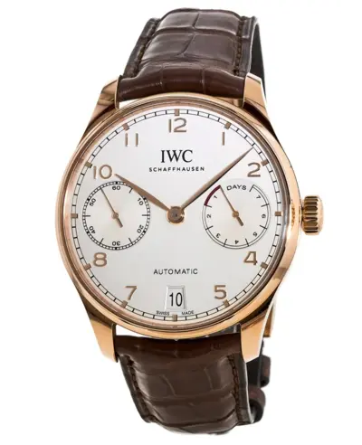 IWC Portugieser Automatic 7 Day Power Reserve IW500701 Men's Watch (arb11909)