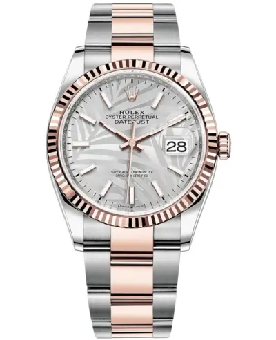 Rolex Datejust 36mm Women's Watch Model M126231-0032, Steel & Everose Gold (arb12042)