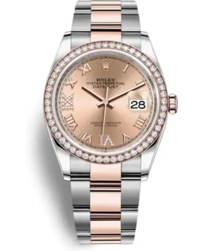 Rolex Datejust 36 - Model M126281RBR-0016 (pink, arb12090)