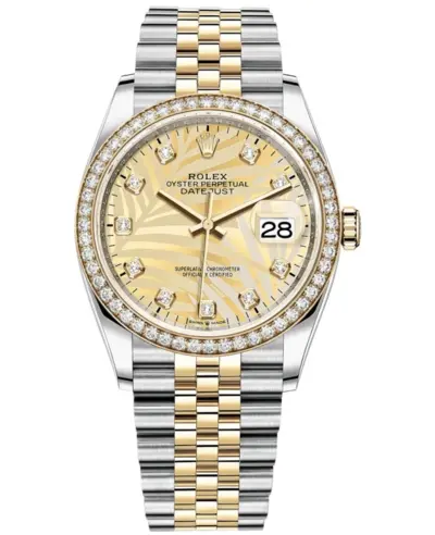 Rolex Datejust 36 Yellow Gold & Diamonds Model M126283RBR-0029 (arb12095)