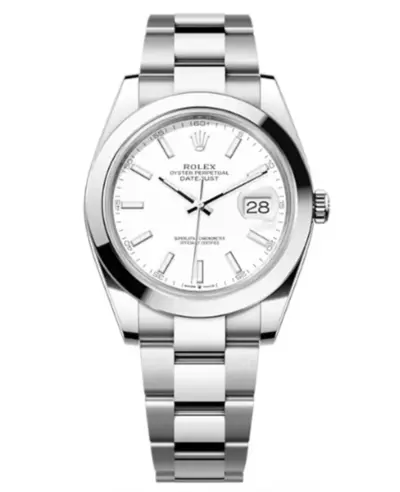 Rolex Datejust 41 Stainless Steel White Dial M126300-0005 (white, arb12112)