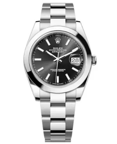 Rolex Datejust 41 Stainless Steel Black Dial Men's Watch Model M126300-0011 (black, arb12116)