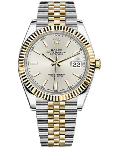 Rolex Datejust 41 Silver Dial Jubilee Men's Watch Model M126333-0002 (arb12144)