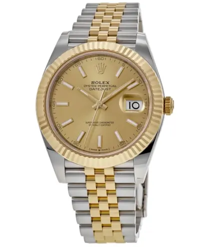 Rolex Datejust 41mm Champagne Dial Men's Watch - Model M126333-0010 (arb12147)
