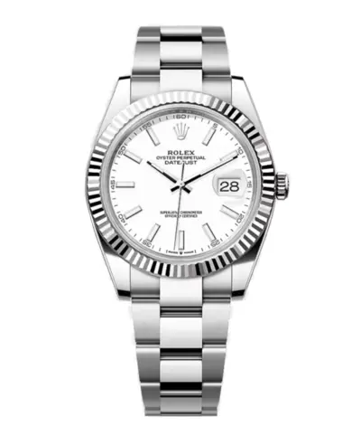 Rolex Datejust 41 Model M126334-0009 White Dial Stainless Steel And Gold (white, arb12161)