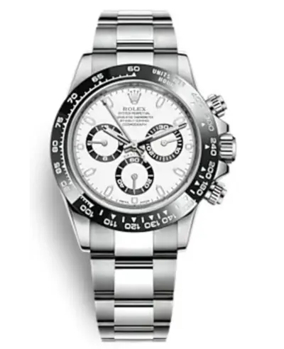 Rolex Cosmograph Daytona Stainless Steel White Dial Men's Watch Model M126500LN-0001 (white, arb12180)