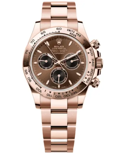 Authentic New Rolex Cosmograph Daytona M126505-0005 Women's Automatic Luxury Watch Chocolate Dial Rose Gold 18K & Stainless Steel (arb23611)