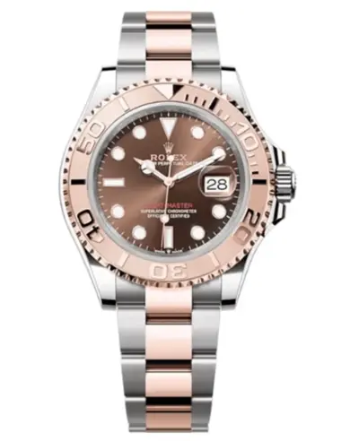Rolex Yacht-Master 40 Ref M126621-0001 Chocolate Dial Rose Gold Men's Watch (arb12214)