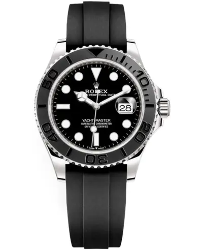 Rolex Yacht-Master 42 Black Dial in White Gold - Model M226659-0002 (black, arb12281)