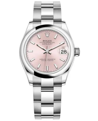 Rolex Datejust 31 Stainless Steel Pink Dial Women's Watch Model M278240-0007 (pink, arb12332)