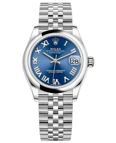 Rolex Datejust 31 Stainless Steel Blue Roman Dial Women's Watch Model M278240-0018 (blue, arb22963)