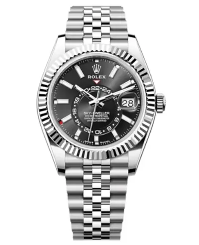 Rolex Sky-Dweller Model M336934-0008 White Rolesor Black Dial Jubilee Men's Watch (black, arb12487)