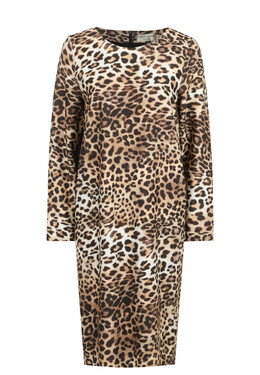 Elisa Fanti: Коричневое платье 