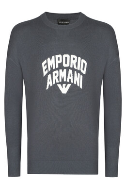 Emporio Armani: Трикотажный свитер 