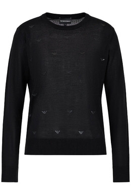 Emporio Armani: Трикотажный свитер 
