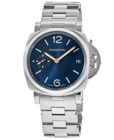 Panerai Piccolo Due PAM01123 - Blue Dial Steel Men's Chronograph Watch (blue, arb12534)