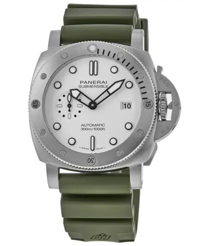 Panerai Submersible QuarantaQuattro Automatic PAM01595 Men's Watch (white, arb12584)