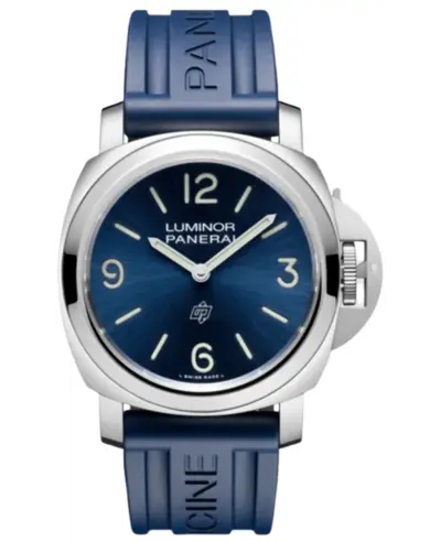 Panerai Luminor Base Logo Pam 01623 Manual Winding Blue Dial Rubber Strap Men's Watch PAM01623 (blue, arb12587)