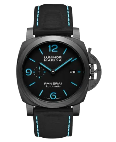 Panerai Luminor Marina Black Dial Nylon Strap PAM02661 (black, arb12596)