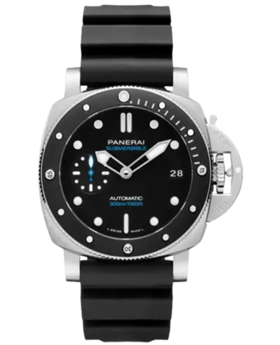 Men's Panerai Submersible PAM02683 Black Dial Rubber Strap Watch [PAM02683] (black, arb12598)