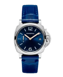 Panerai Luminor Due Men's Automatic Blue Dial Watch Model PAM01273