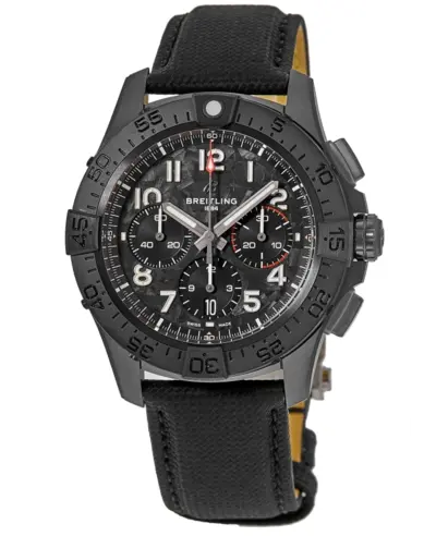 Men's Breitling Avenger B01 Chronograph 44 - SB0147101B1X1 Night Mission Black Dial Watch (black, arb12702)
