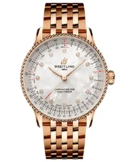 Breitling Navitimer Automatic 36 18k Rose Gold Women's Watch r17327211a1r1