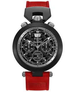 Chopard Sportster Saguaro Chronograph Black Dial Rubber Strap Men's Watch SP0471