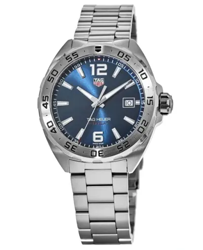 New Tag Heuer Formula 1 WAZ1118.BA0875 Quartz Blue Dial Men's Watch (blue, arb12960)