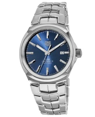 Authentic Tag Heuer Link Automatic Blue Dial Stainless Steel Men's Watch wbc2112.ba0603 (blue, arb12974)