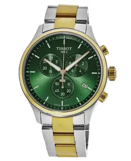 Tissot Chrono XL Classic - Green Dial Two-Tone Steel Watch Model T116.617.22.091.00