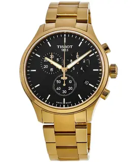 Tissot Chrono XL Classic Black Dial Gold Steel Men's Watch T116.617.33.051.00