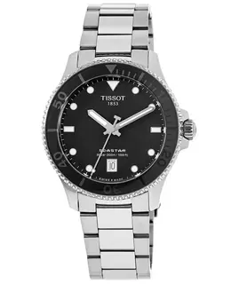 Tissot Seastar 1000 Black Dial Steel Men's Watch t120.410.11.051.00