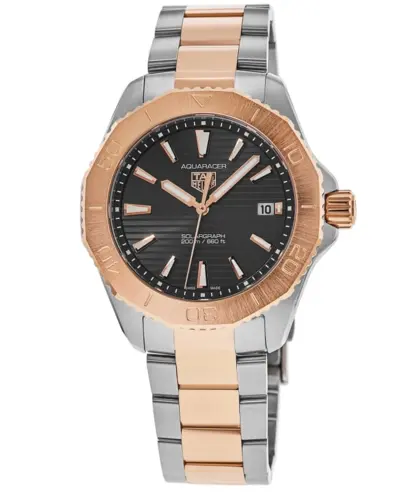 Brand New Authentic Tag Heuer Aquaracer Solargraph WBP1121.BB0003 (black, arb13040)