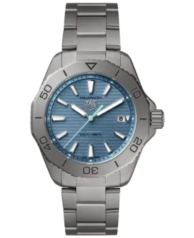 Tag Heuer Aquaracer Professional 200 Solargraph Men's Blue Dial Titanium Watch WBP1182.BF0000 (blue, arb23324)