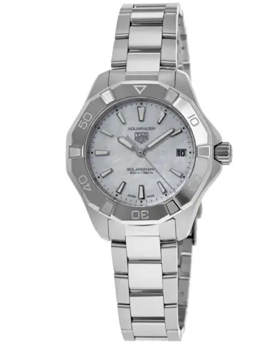 Tag Heuer Aquaracer Professional 200 Mother of Pearl Dial Steel Women's Watch wbp1312.ba0005 (arb13043)