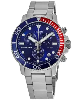 Tissot Seastar 1000 Chronograph Blue Dial Stainless Steel Men's Watch t120.417.11.041.03