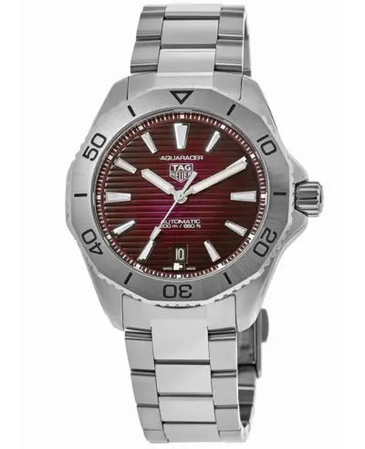 Authentic Tag Heuer Aquaracer Professional 200 Date Automatic Men's Watch wbp2114.ba0627 (red, arb13067)