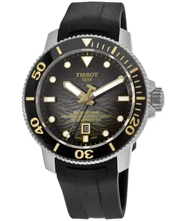 Tissot Seastar 2000 Professional Grey Dial Rubber Strap Men's Watch t120.607.17.441.01