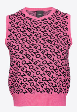 Pinko: Розовый топ 