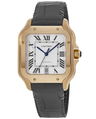 WGSA0019 Cartier Santos De Cartier Large Automatic Silver Dial Watch (arb24846)