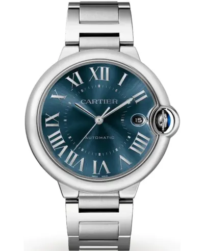 Cartier Ballon Bleu de Cartier Steel Men's Watch WSBB0061 Blue Dial (blue, arb13202)