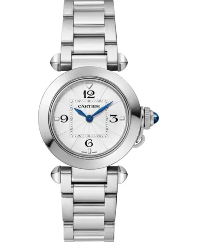 wspa0021 Cartier Pasha De Cartier Opaline Dial Steel Women's Watch (arb13210)