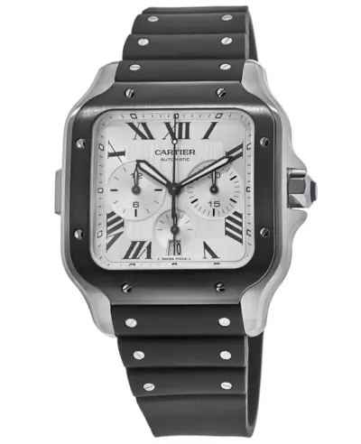Cartier Santos De Cartier Chronograph Automatic Men's Watch WSSA0017 (arb13225)