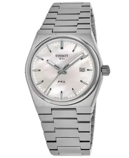Tissot PRX 35mm White Mother of Pearl Dial Steel Women's Watch t137.210.11.111.00