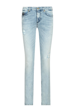 Versace Jeans Couture: Синие джинсы 