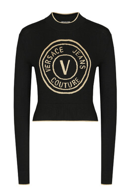 Versace Jeans Couture: Трикотажный свитер 